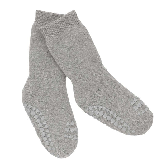 GoBabyGo: Non-Slip Socks "Grey Melange"