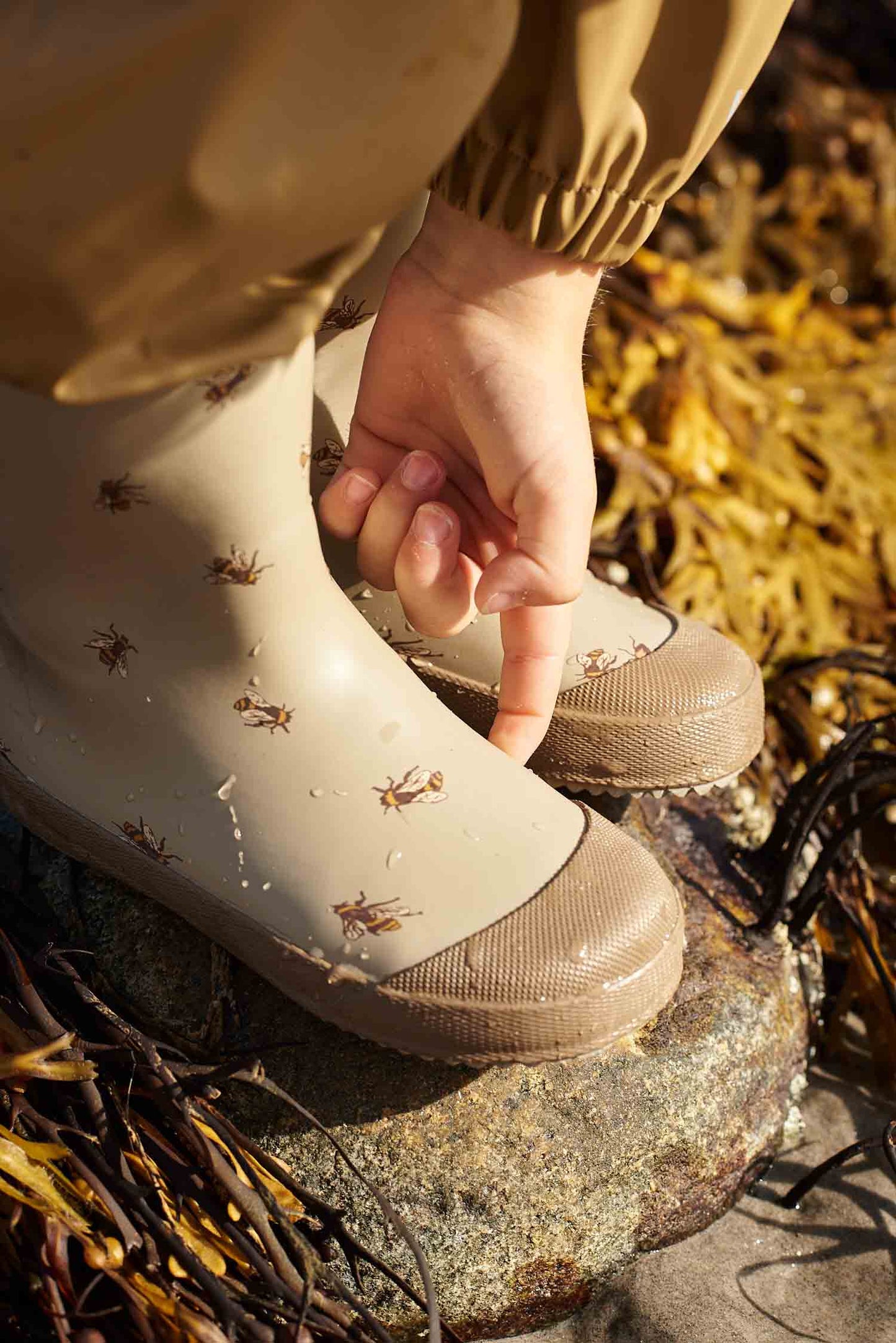 Wheat : Bottes en caoutchouc naturel "Bumblebee"