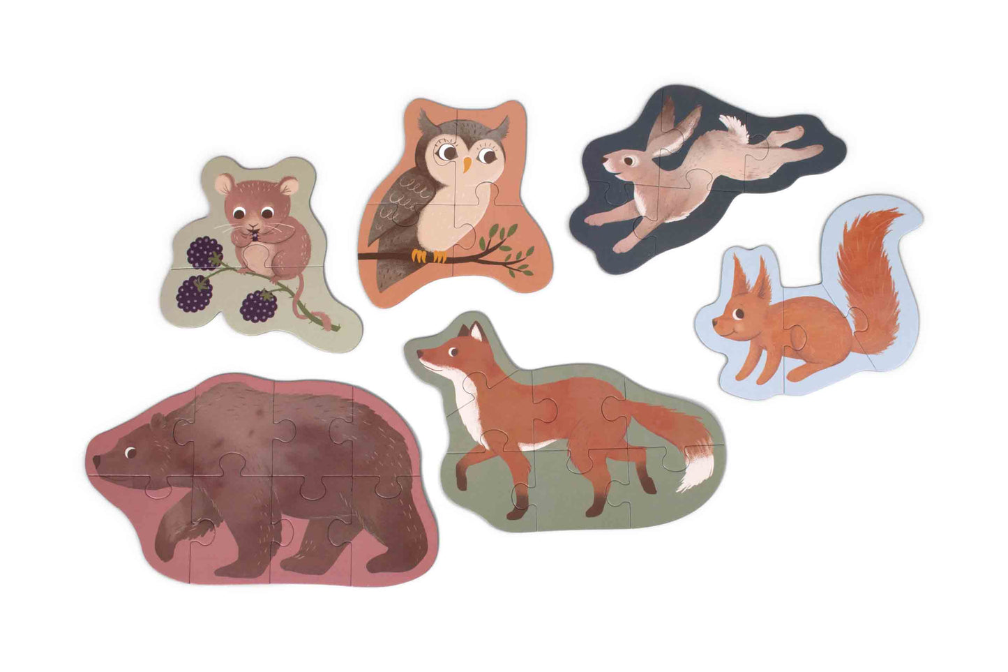 Filibabba : Coffret de 7 puzzles "Faune nordique"