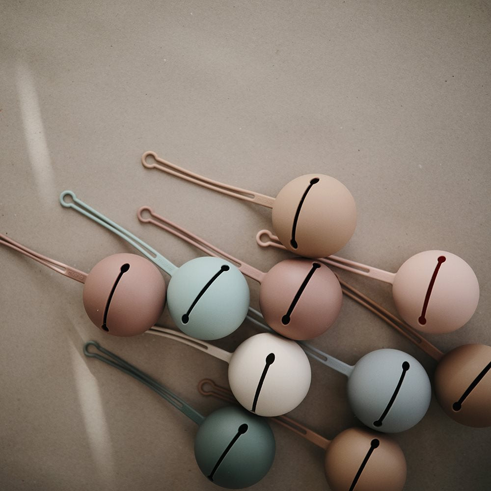 Mushie : Boîte à tétine "Blush"