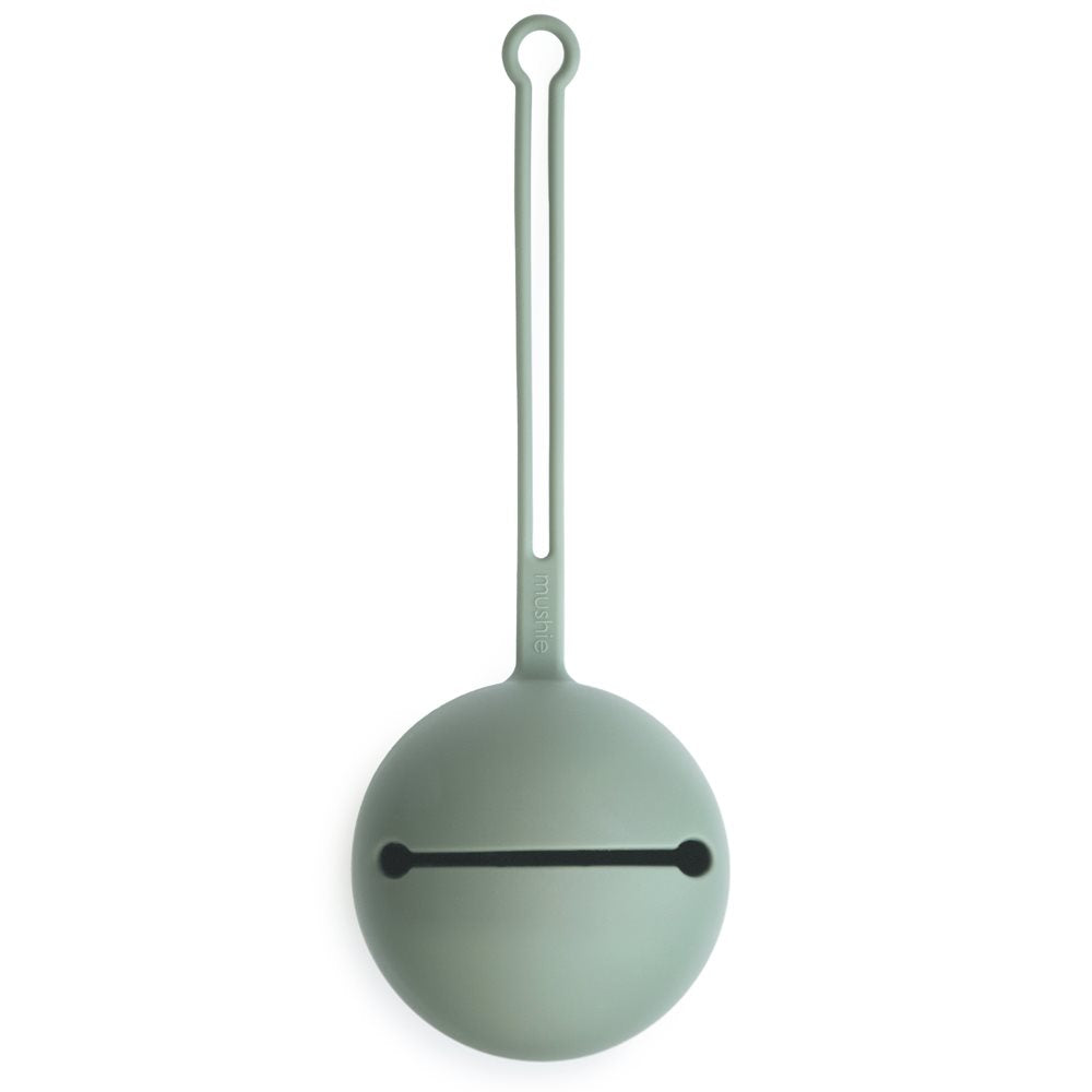 Mushie : Boîte à tétine "Cambridge Blue"
