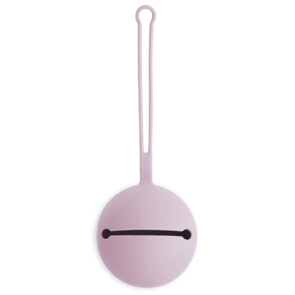 Mushie : Boîte à tétine "Lilas doux"