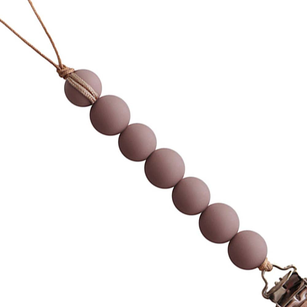 Mushie : Attache-tétine "Halo Cloudy Mauve"