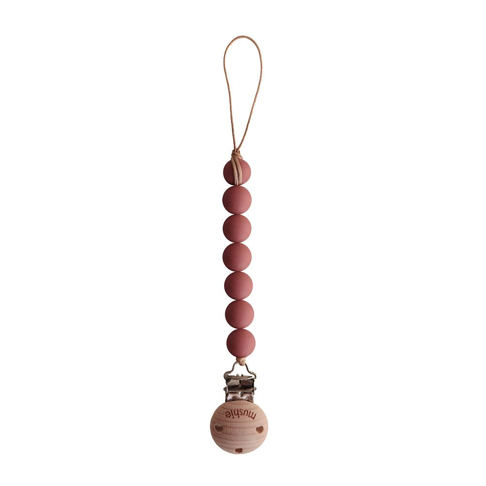 Mushie : Attache-tétine "Halo Redwood"