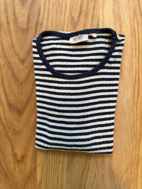 Sweat-shirt WHEAT "rayures bleues" | Taille 122