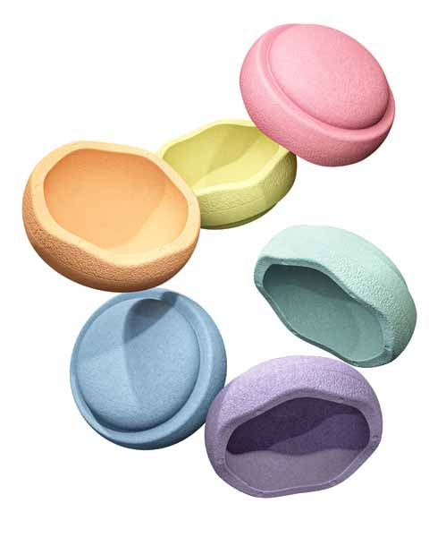 Stapelstein® : Set arc-en-ciel de 6 pièces "Pastel" | NOUVEAU