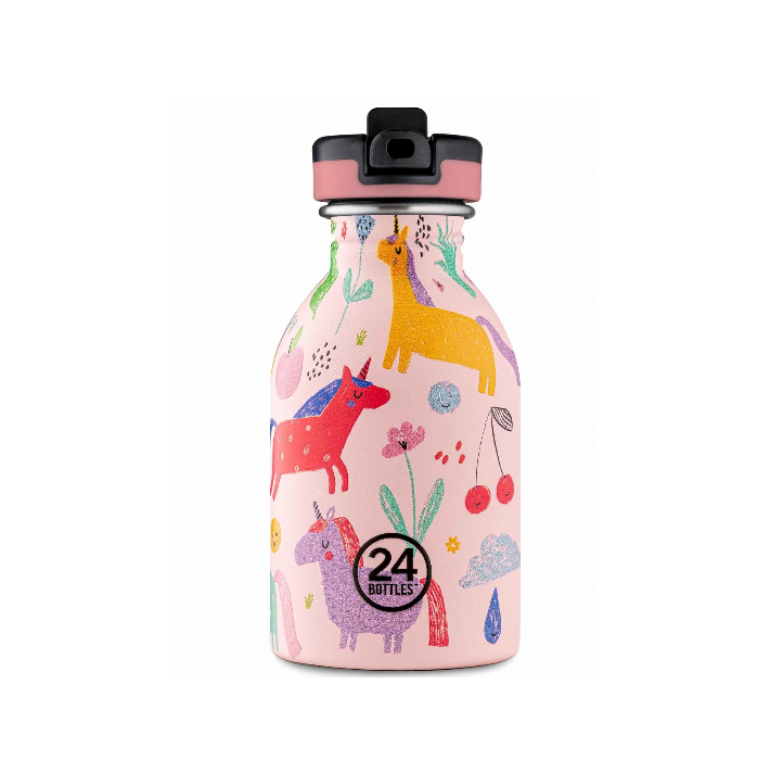 24 Bottles: Trinkflasche Urban "Magic Friends" Einhorn 250 ml