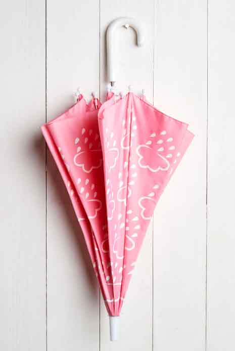 Grass and Air : Parapluie "Changement de couleur magique" Rose