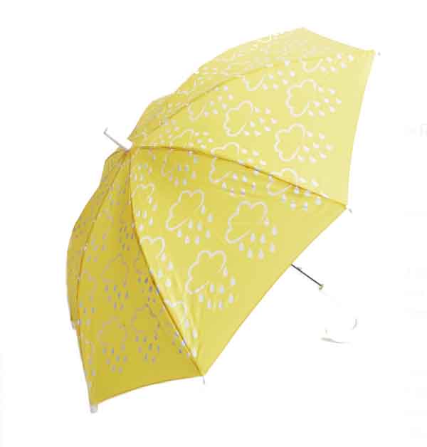 Grass and Air : Parapluie "Changement de couleur magique" Jaune