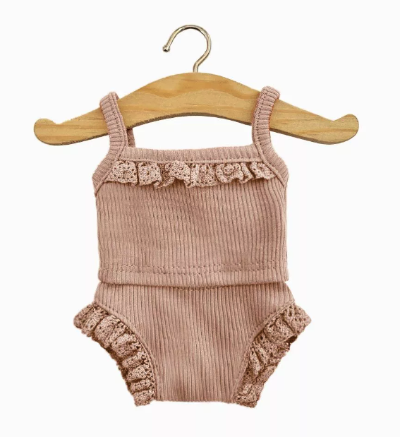 Minikane : Vêtements de poupée "Sous-vêtements" Deux pièces Gordis 34/37 cm Rose