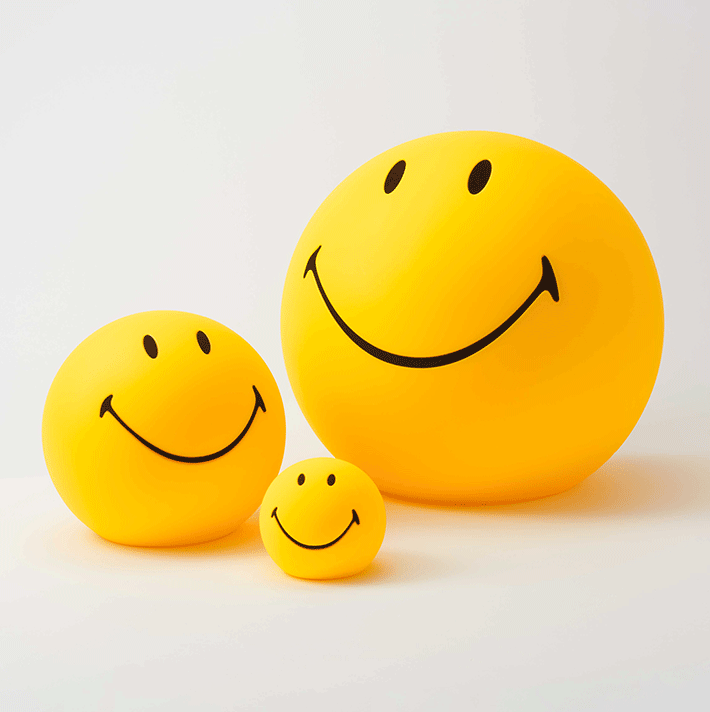 Mr. Maria - Première veilleuse "Smiley" | 11 cm