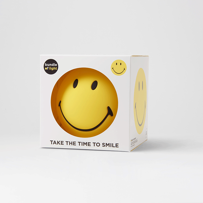 Mr. Maria - Première veilleuse "Smiley" | 11 cm