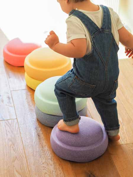 Stapelstein® : Set arc-en-ciel de 6 pièces "Pastel" | NOUVEAU