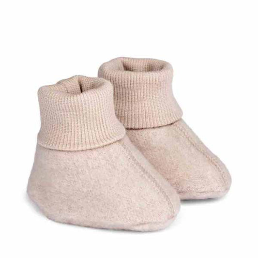 Wheat: Wool Fleece Baby Socks | Pale Lilac