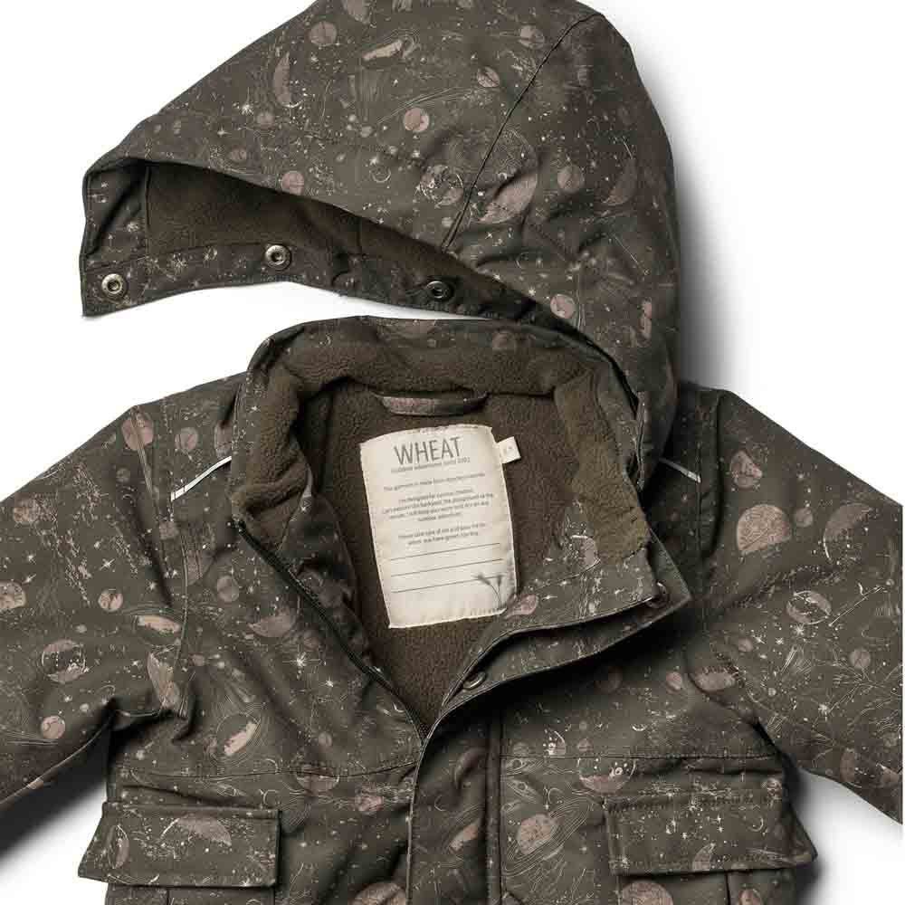 Wheat : Veste d'hiver "Johan Tech" | Dry Black Space