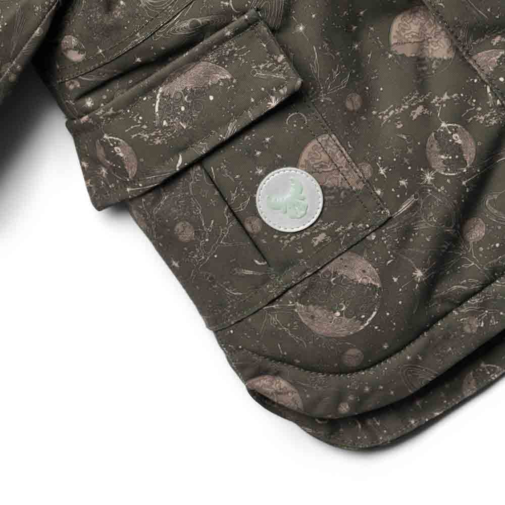 Wheat : Veste d'hiver "Johan Tech" | Dry Black Space