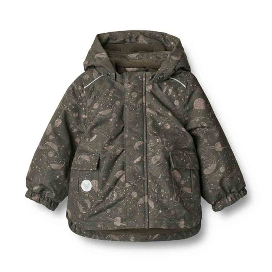 Wheat: Winter jacket "Johan Tech" | Dry Black Space