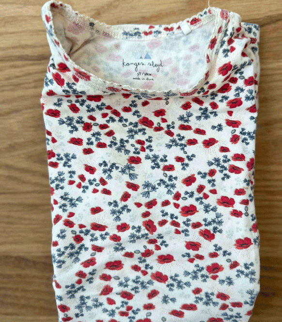 Konges Sløjd "Basic Dress" Kleid Gr. 98 Poppy