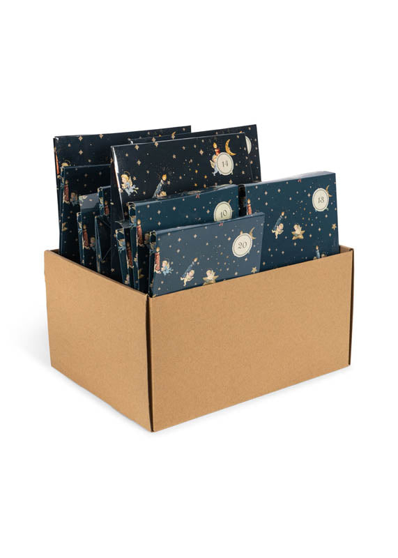 Konges Sløjd: Gefüllter Adventskalender mit 24 Geschenken "Blau"
