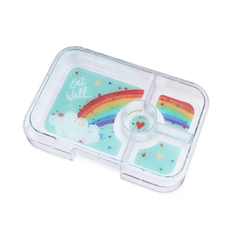 Yumbox : Boîte à lunch XXL | Tapas Capri Rose Arc-en-ciel | 4 compartiments