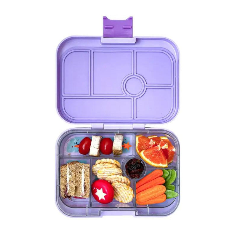 Yumbox : Boîte à goûter | Original Lulu Purple | 6 compartiments