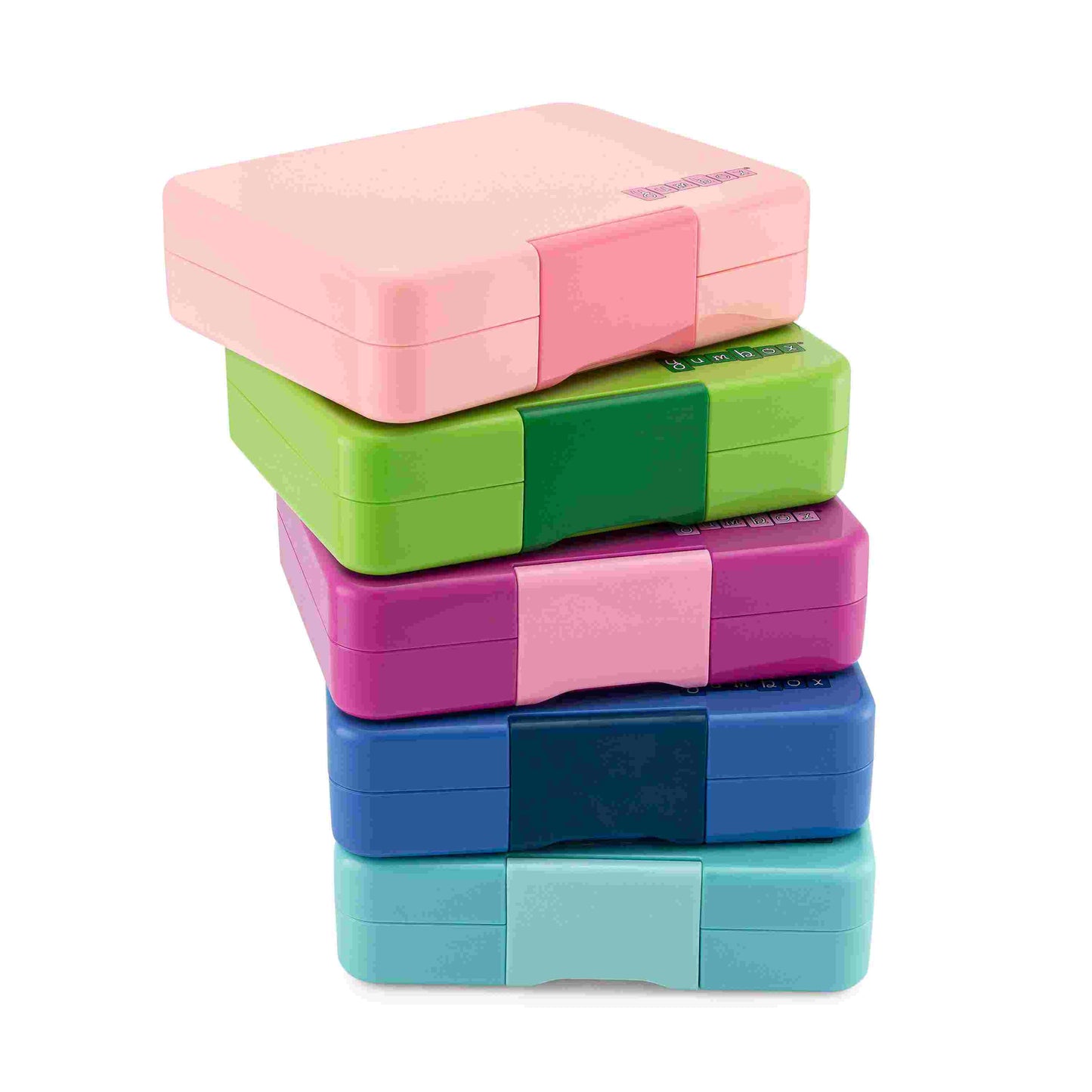 Yumbox : Boîte à goûter | Rose arc-en-ciel | 3 compartiments