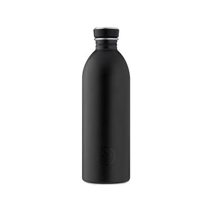 24 Bottles: Trinkflasche Urban "Tuxedo Black" 1000ml