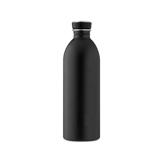 24 Bottles: Trinkflasche Urban "Tuxedo Black" 1000ml
