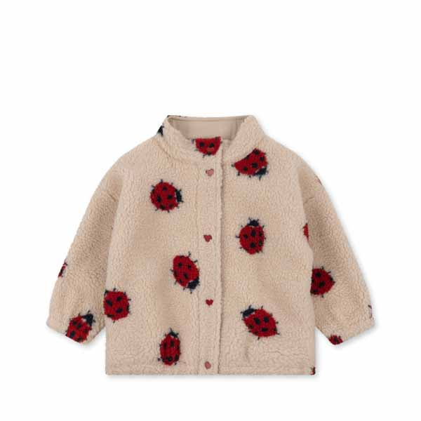 Konges Sløjd: Teddy-Jacke "Jody" Ladybug Sand