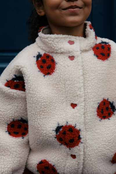 Konges Sløjd: Teddy-Jacke "Jody" Ladybug Sand