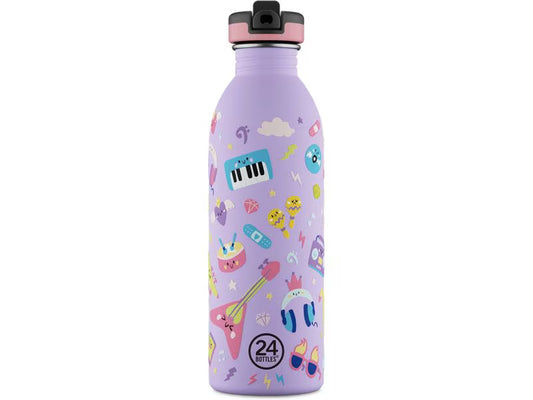 24 Bottles: Music Friends | 500 ml | Lila