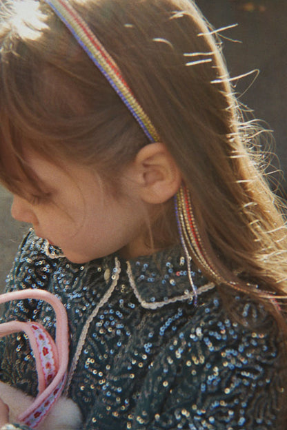 Konges Sløjd: Glitzernder Haarreif "Rainbow hairbrace"