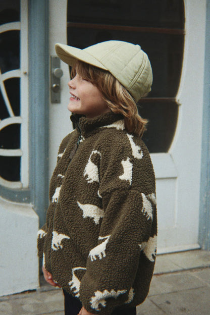 Konges Sløjd: Teddy jacket “Jody” | Dinosaur