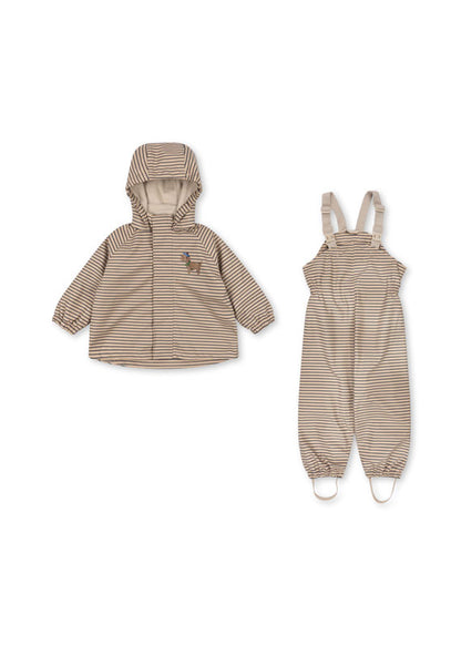 Konges Sløjd: Thermo-Regenset "Palme" Stripe la Mer
