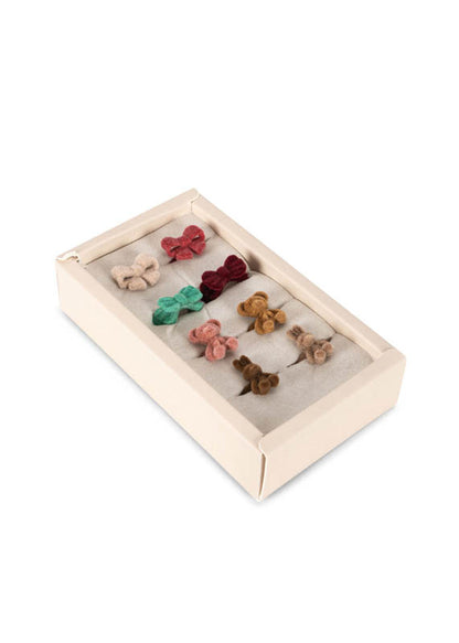 Konges Sløjd: Ring Set "Bonnie" | Misty Rose | Pack of 8