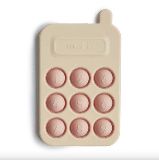 Mushie: Pressure Toy Phone "Blush"