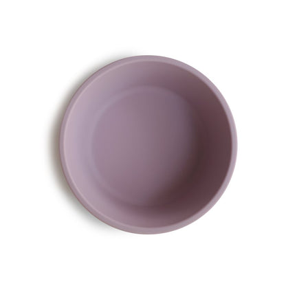 Mushie: Silikon Schüssel "Soft Lilac" mit Saugnapf