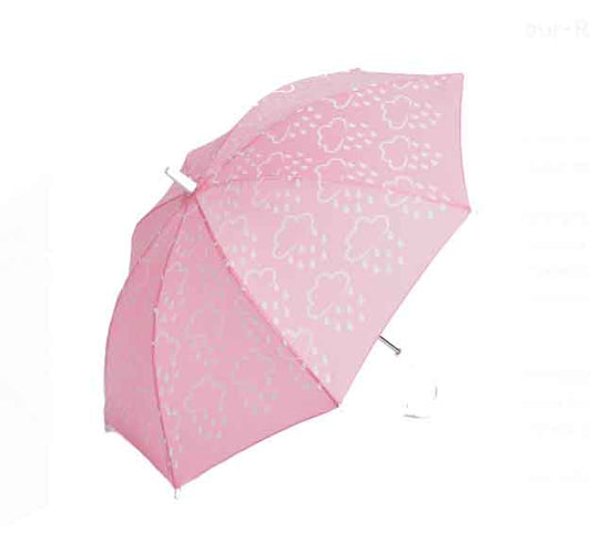Grass and Air: Regenschirm "Magischer Farbwechsel" Rosa