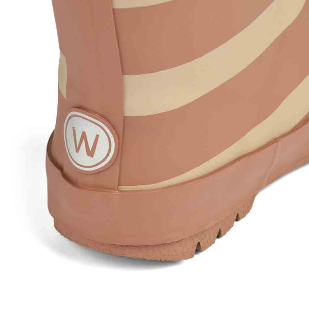 Wheat: Thermo-Gummistiefel "Stripe" Old Rose