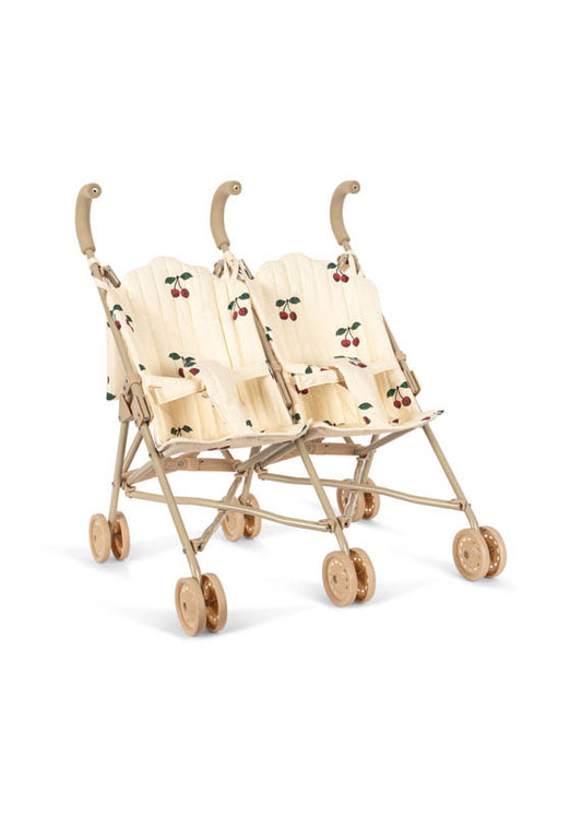Konges Sløjd: Puppen-Doppel-Buggy "Ma Grande Cherise"