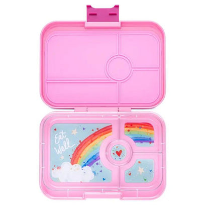 Yumbox: Lunch-Box XXL | Tapas Capri Pink Regenbogen | 4 Fächer